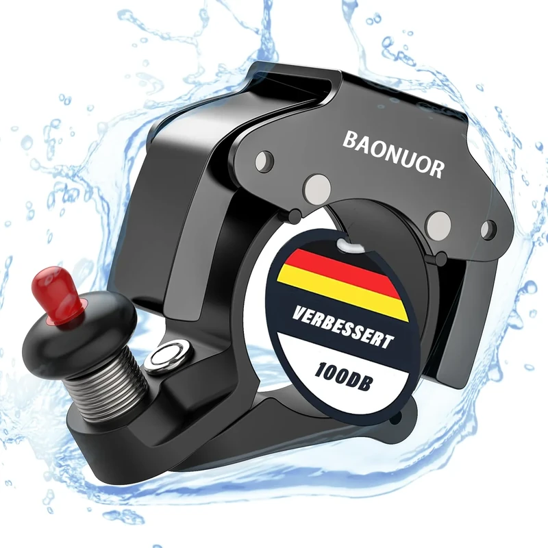 Fahrradklingel Laut Fahrrad Klingel Aluminiumlegierung Mini für Rennrad, MTB, Kinderfahrrad, Ebike | Farrad Hupe Mountainbike | 22.2mm