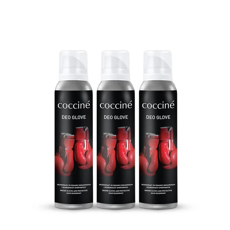 Cocciné - Deodorant für Boxhandschuhe, Fitness Handschuhe und Gym Handschuhe, Deo Spray für Boxhandschuhe Männer und Damen, Antibakterielle Geruchsentferner, Deo Box Handschuhe Gegen Geruch - 3st. - Image 1