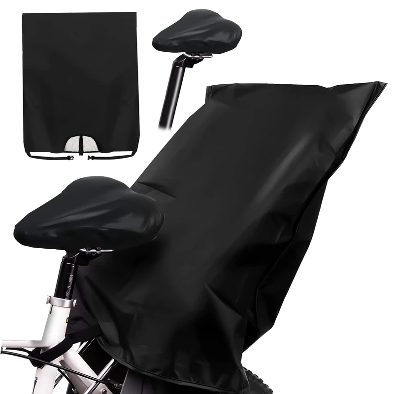 Regenschutz für Fahrradkindersitz, Universal Wasserdichte Abdeckung für Kinder Fahrrad Hinten mit Reflekorstreifen, Regenschutz Kinderfahrradsitz für Alle Sitze Geeignet