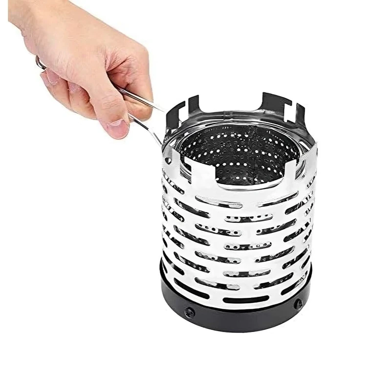 Camping Jack HEIZAUFSATZ für Gaskocher - Campingkocher in Gasheizung umwandeln - Heater Heizgeräte Abdeckung - Zeltheizung Camping Gasheizung Edelstahl Camper