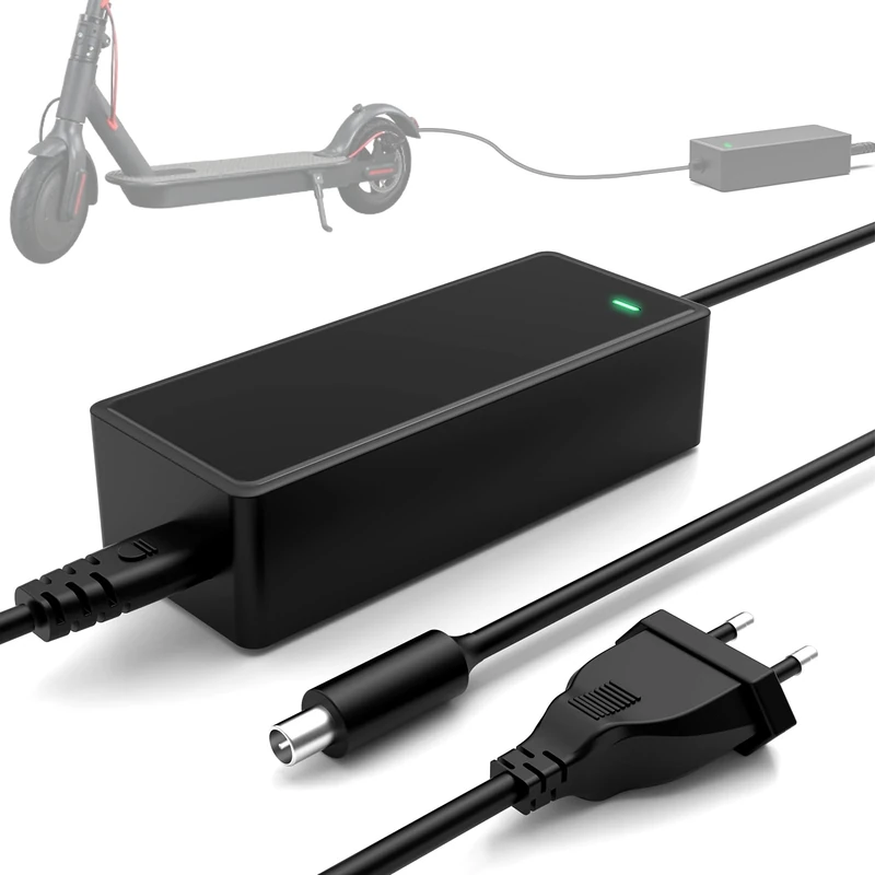 Mezelon E Scooter Ladegerät, Ladekabel 42V 2A für Ninebot F20 F30 F40 ES1 ES2 ES3 ES4 G30, Xiaomi M365, Pro, Pro 2, Mi 3, Mi 4, 5 Elite,1s, 36V Elektro Scooter Schnellaufladen für Xiaomi und Ninebot - Image 1