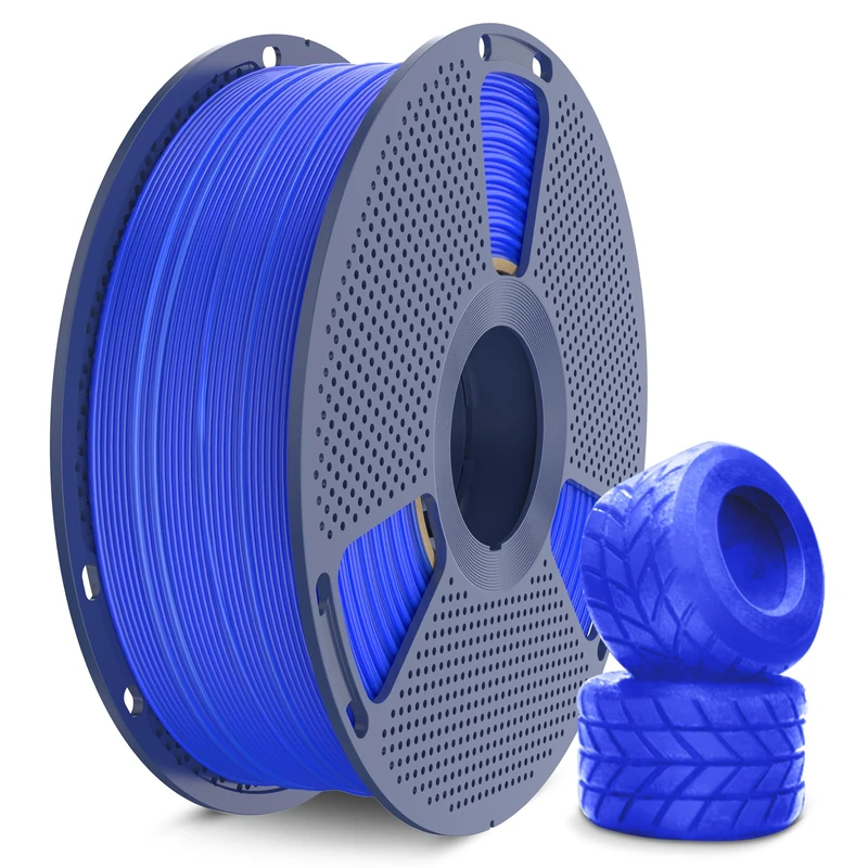 SUNLU TPU 3D Drucker Filament, 1KG Hochgeschwindigkeits 95A TPU Filament 1.75mm, Flexibles 3D Filament für schnellen Druck, Maßgenauigkeit +/-0.03mm. (Schwarz)