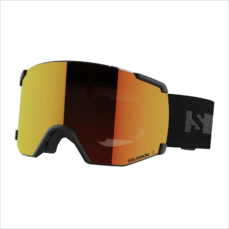Salomon S/view Unisex-Brille Ski Snowboarden, Erweitertes Sichtfeld, Sehschärfe und Blendungsreduzierung und kein Beschlagen mehr, Schwarz, Einheitsgröße - Image 1