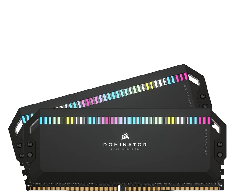 Corsair DOMINATOR PLATINUM RGB DDR5 RAM 32GB (2x16GB) 6000MHz CL36 Intel XMP iCUE Kompatibel Computer Speicher - Schwarz (CMT32GX5M2E6000C36)