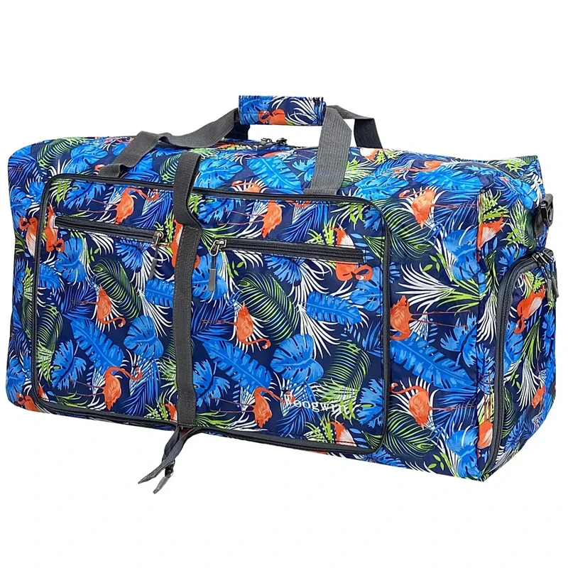ehsbuy 60L Reisetasche Groß Faltbare Sporttasche Herren Damen mit Schuhfach Taschen Wasserdicht Saunatasche Travel Bag für Sports Urlaub Gym Übernachtung