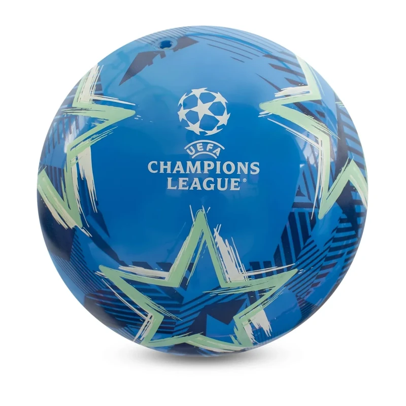 UEFA Champions League Offiziell lizenzierter Spielball, 9 Zoll, Flyaway, Merchandise, Sammlerstück für Kinder und Erwachsene, tolle Geschenkidee für Fußballfans, blau