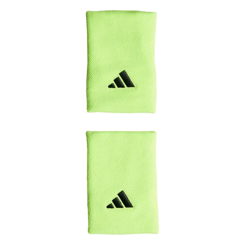 adidas Unisex Tennis Wristband Large, Lucid Lemon/Black, M