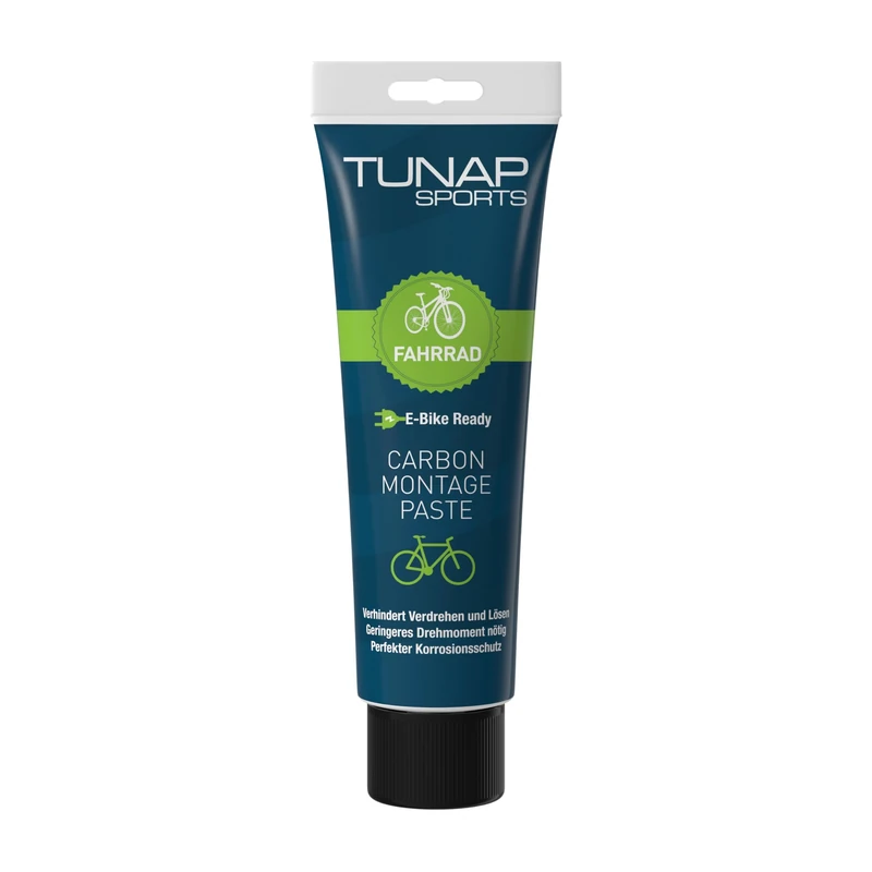TUNAP SPORTS Carbon Montagepaste 50g | Sicherer Halt ohne Beschädigung | Verhindert Knackgeräusche & Rutschgefahr | Optimale Dosierung & einfache Anwendung | Made in Germany - Image 1