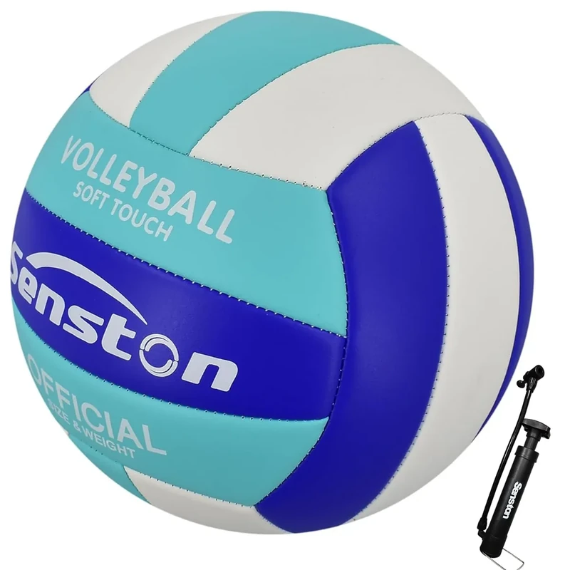 Senston Wasser Volleyball Outdoor Beachvolleyball mit pumpe Weiche Berührung Beach Volleyball für Strand, Garten und Bad