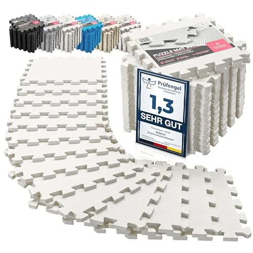Schutzmatten Bodenschutzmatte Set Sportmatte Gymnastikmatte Puzzlematte: Puzzle Sportgeräte Matte Fitnessmatte Turnmatte Unterlegmatte Bodenmatte Sport Mat Trainingsmatte Gummimatte Yogamatte Fitness