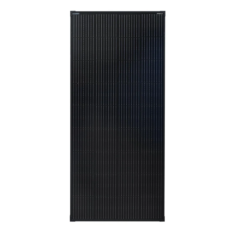 enjoy solar® Monokristallines Solarmodul 200W 12V, Solarpanel mit PERC 9BB schwarzes Rahmen Version (Full Black), ideal für Wohnmobil, Balkonanlage, Gartenhäuse, Boot