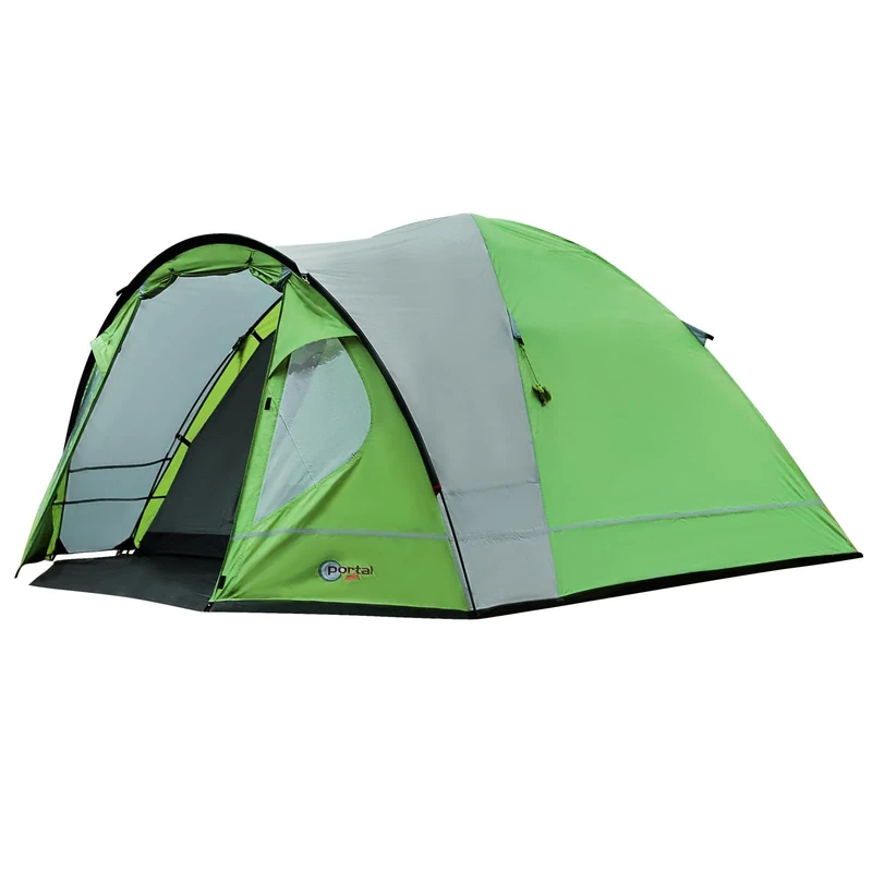 Portal Zelt 3-4 Perosonen Camping wasserdicht 4000mm Kuppelzelt mit Vorzelt Familienzelt Festivalzelt für Camping Reise Garten