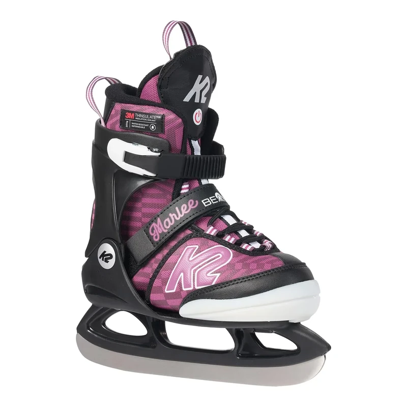 K2 Skates Mädchen Schlittschuhe Marlee Beam, Black - Purple, 25H0510