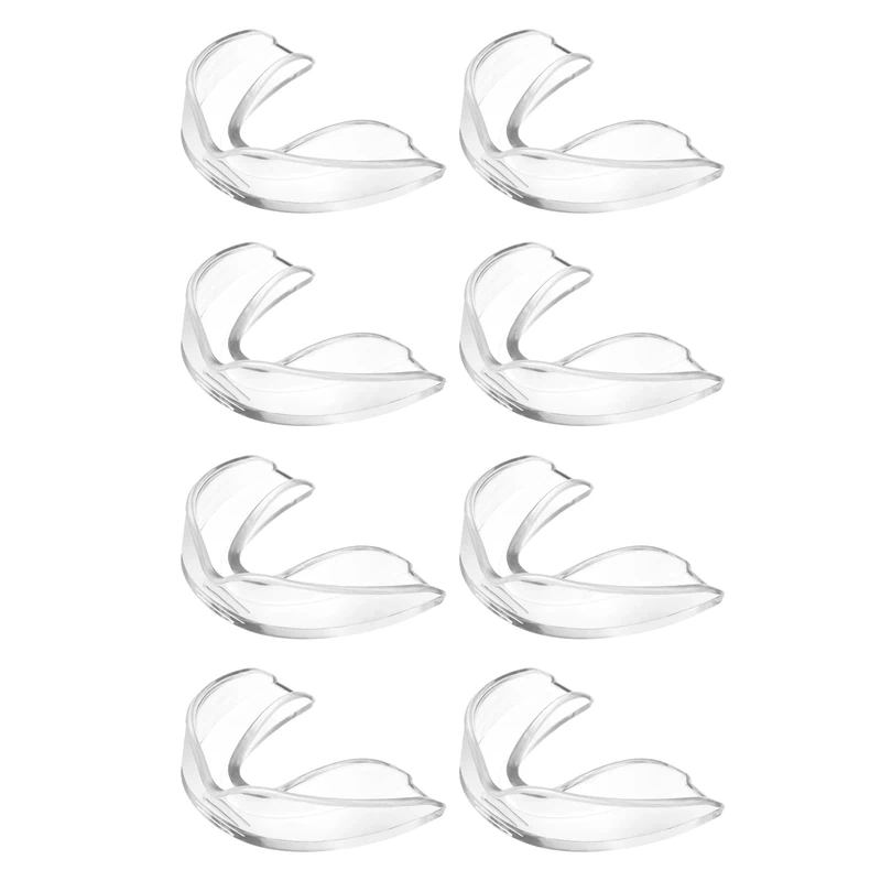 Flintronic Sport Zahnschutz, Sport Mundschutz, 8 Stück Mundschutz Boxen, mit Tragbar Hygienebox, für Rugby, Boxen, Kampfsport, Hockey, MMA, Taekwondo und Mehr, Erwachsene