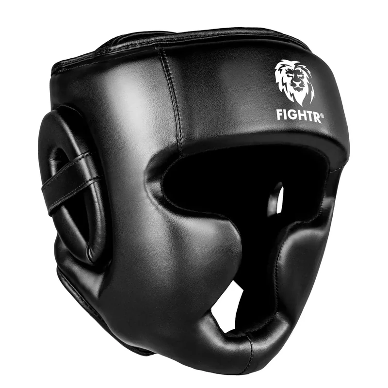 FIGHTR® Kopfschutz mit bestem Sitz für maximalen Schutz | Boxhelm für Sparring | Verstellbare Größe für Boxen, MMA, Muay Thai, Kickboxen & Kampfsport
