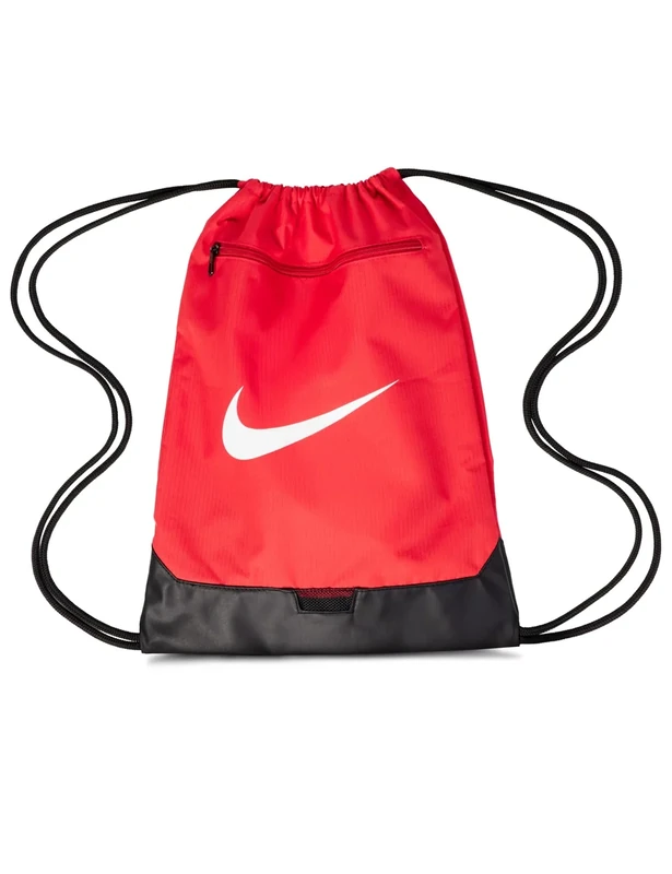 Nike Brasilia 9.5 Trainingsbeutel (18 L), University Red/Black/White, DM3978-657, MISC