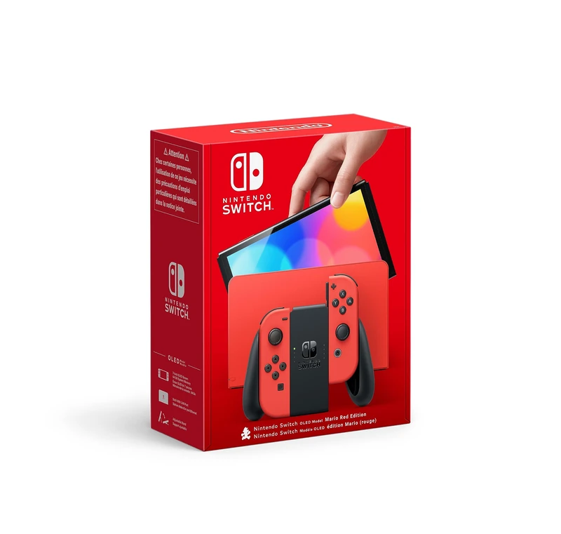 NINTENDO Switch OLED Mario Red Edition Console de Jeux portables 17,8 cm (7") 64 Go Écran Tactile WiFi Rouge - Image 1