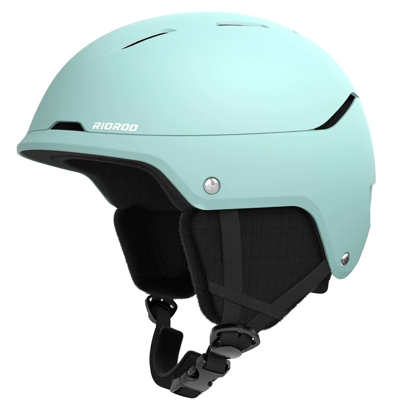 RIOROO Skihelm, Skihelme Herren Damen Jugendliche Größenverstellbar,Warme Flusen-Ohrpolster Snowboardhelm,Leichter Ski Helm mit Verstellbarem Belüftungssystem,Kompatibel mit Einer Skibrille