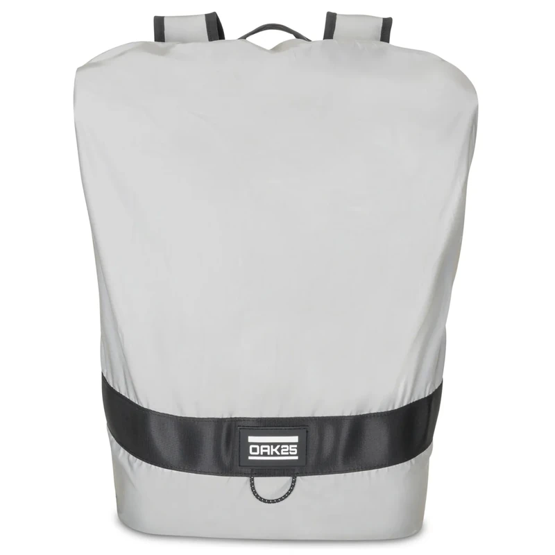 OAK25 Regenschutz für Rucksack Reflektierend - RAIN Cover M - Regenhülle für Backpack, Schulranzen oder Schulrucksack, Faltbarer Regenüberzug 15l-30l - Wasserdicht