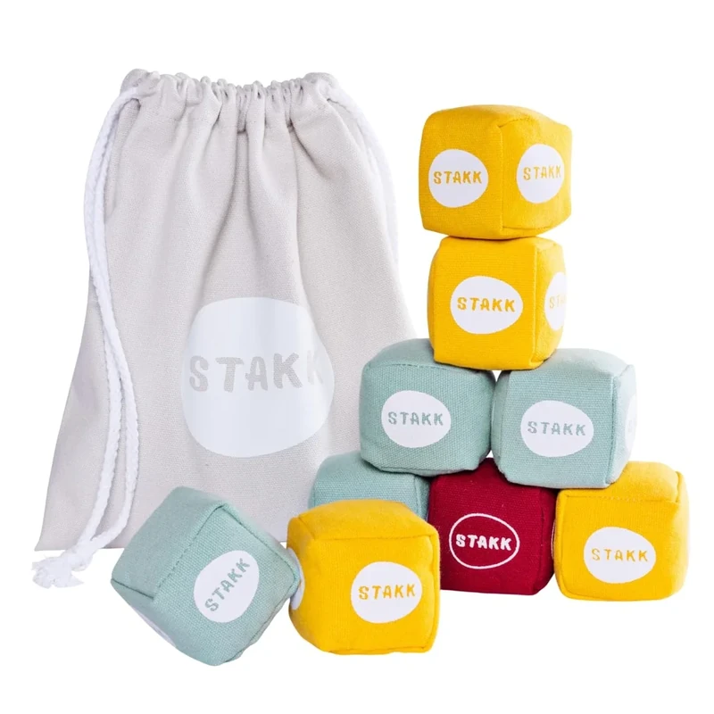 softSTAKK | Das Erfolgs-Wurfspiel jetzt für Indoor & Outdoor | Boccia & Boule neu interpretiert | Familienspiel vereint Geschick & Strategie | Wurfspiel für Kinder & Erwachsene