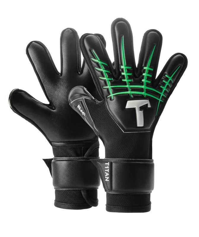 T1TAN Fluo Beast Junior 3.0 - Fussballhandschuhe für Kinder mit Flat Cut - ohne Fingerschutz - Für die Profis der Zukunft - Gr. 6