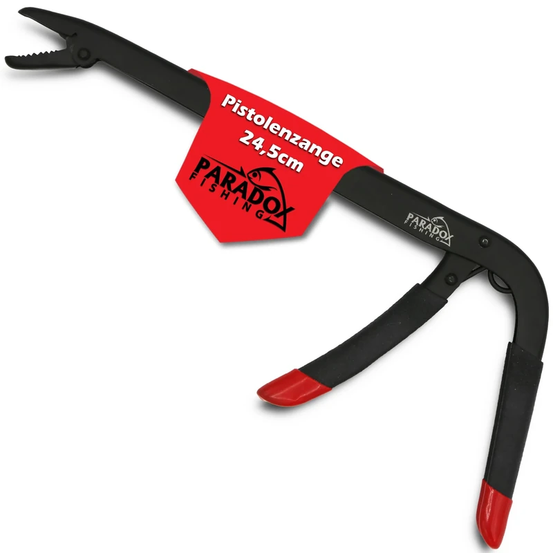 Paradox Fishing Pistolen Angelzange 24,5cm I Raubfischzange Drillingszange Hecht Angeln Hakenlöser Angeln Zange Angeln Angelzubehör - korissionsbeständig