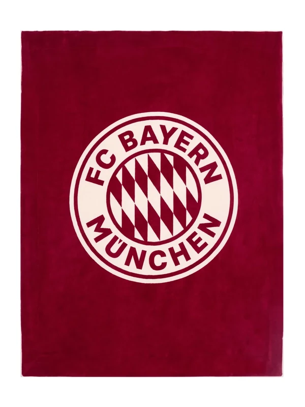 FC Bayern München Kuscheldecke I Sofadecke I Sherpa I Rot I 150 x200 cm