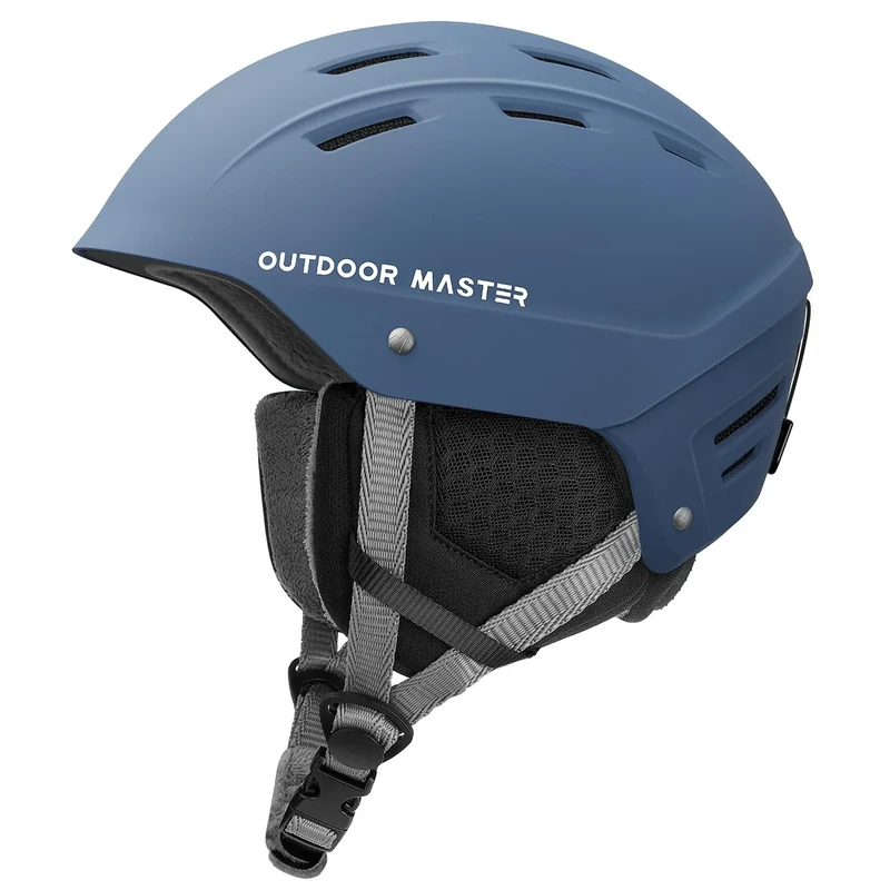 OutdoorMaster Kelvin II Unisex Skihelm - Schneesporthelm für Skifahren/Snowboard mit Belüftungssystem, Schneehelm für Herren, Damen & Jugend