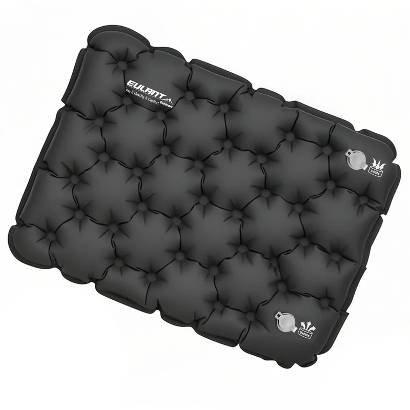 EULANT Aufblasbares Camping Sitzkissen,Wasserdicht Luftkissen,Ultraleicht Reisekissen für Strand Rucksacktouren Wandern Angeln Bootfahren,oder bei Konzerten, Tribünen, Strand, Rasen,Hause und Büro