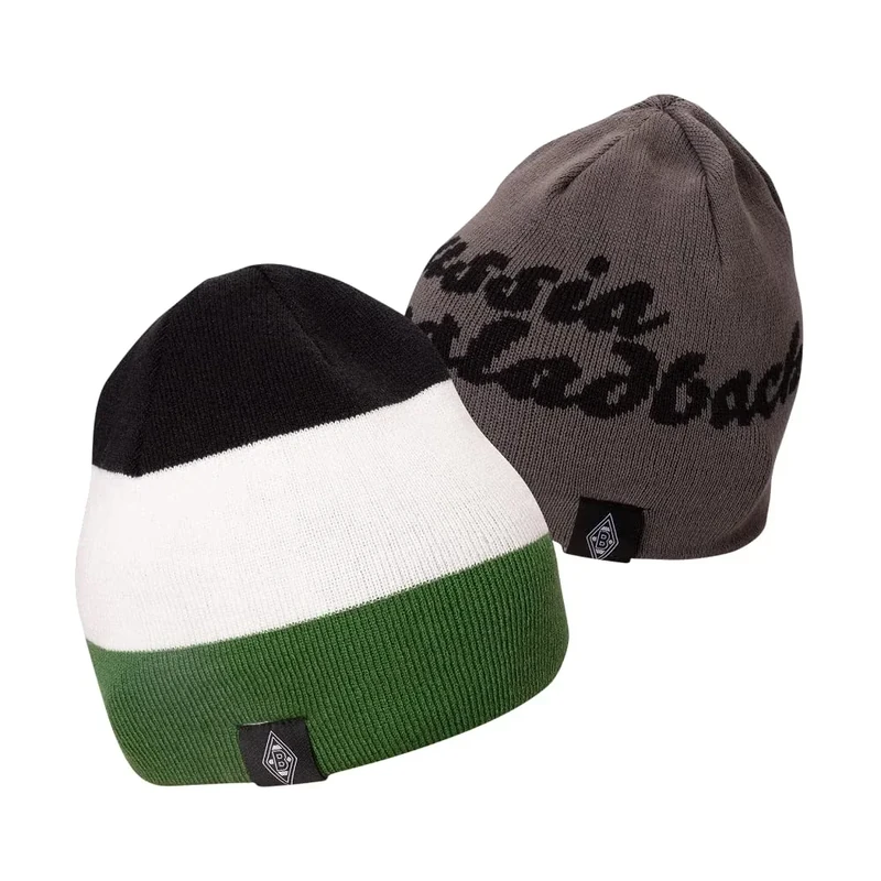 Borussia Mönchengladbach Mütze Wendemütze “Reversa” | Offizieller Fanartikel Fohlenshop | Herrenmütze Damenmütze Wollmütze Gladbach Mütze