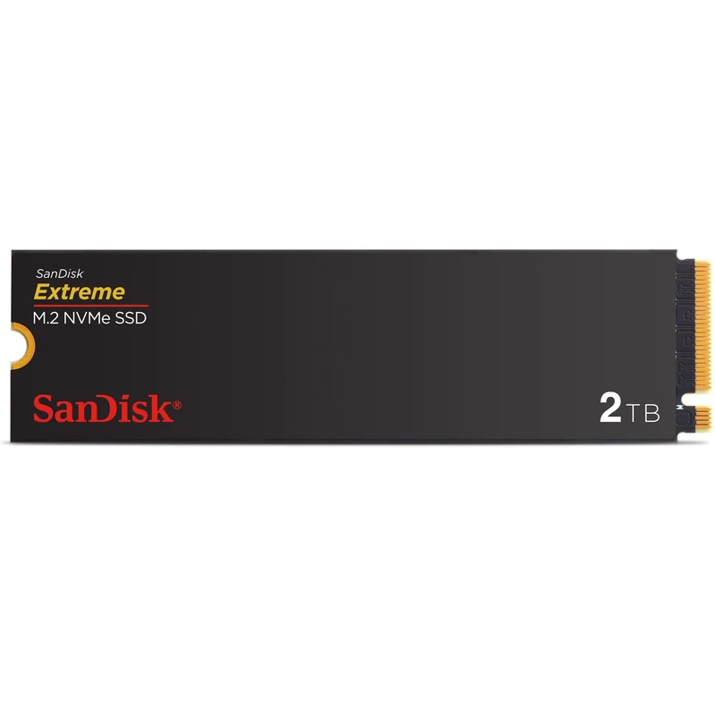 SanDisk Extreme M.2 NVMe SSD 2 TB (Interne SSD, PCIe Gen 4.0, bis zu 5.150 MB/s, nCache-Technologie, 5 Jahre Garantie)