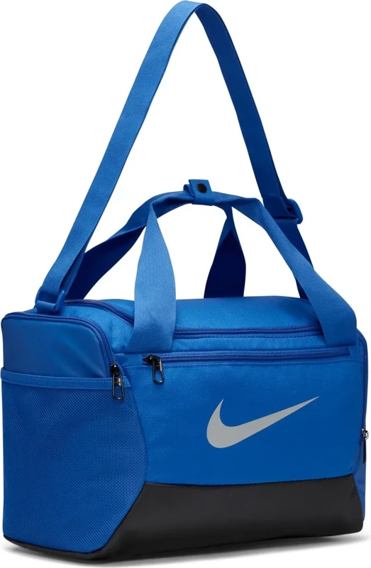 Nike Unisex NK BRSLA XS DUFF - 9.5 (25L) Sporttasche, Game Royal/Black/Metallic Silv, One Size