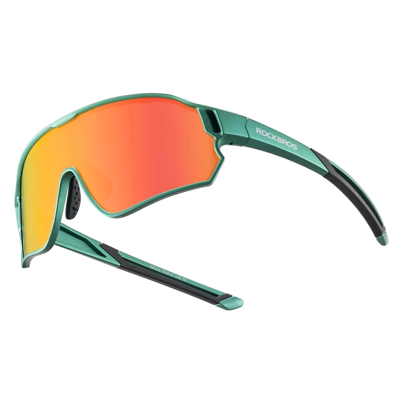 ROCKBROS Kinder Fahrradbrille Sportbrille UV400-Schutz Polarisierte Sonnenbrille TR90 Flexiblem Rahmen für Jungen Mädchen Schutzbrille Outdoorsport