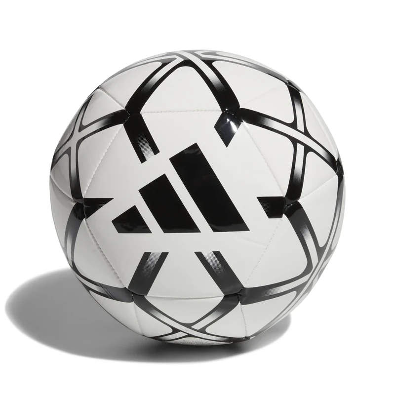 adidas Unisex Starlancer Club Ball, White/Black, 4