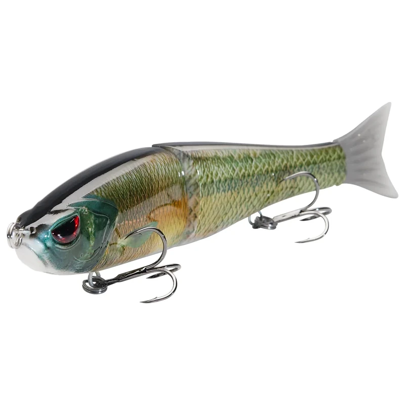 BASSDASH Wobbler Kunstköder Angelköder Summer Dancer Glide Bait Single-Jointed Swimbait Hecht Lachs Forelle Muskie Bass