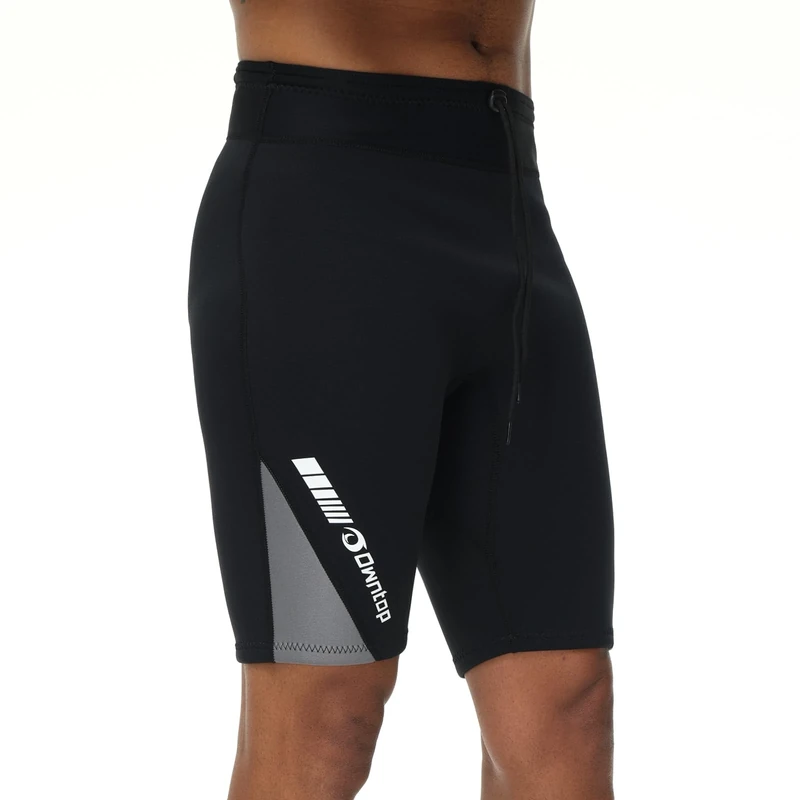 Owntop Herren Neoprenhose - 2mm Neoprenanzug-Shorts, Warm Halten für Surfen Schnorcheln Schwimmen Tauchen Neoprenanzug-Unterteile, Herren Grau M