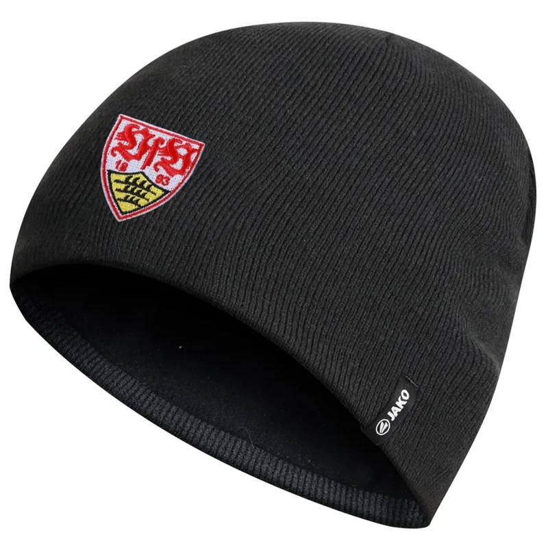 JAKO VfB Stuttgart Strickmütze schwarz VfB 1893 Mütze Fanartikel Bundesliga