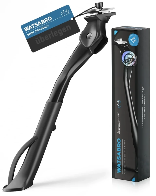 WATSABRO Fahrradständer 24–29 Zoll Pro+,Höhenverstellbarer Fahrradständer mittelständer,Maximale Tragfähigkeit 42 kg für Montainbike,Ebike,Rennrad