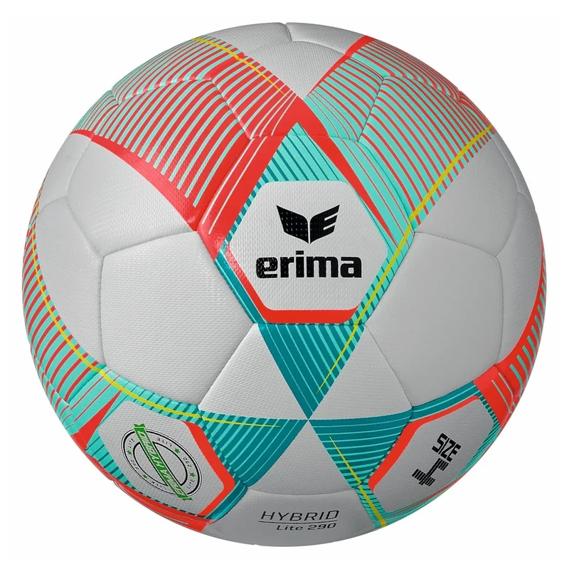Erima Unisex Jugend HYBRID LITE 290 Fußball (7192408), Fiery-Coral/Petrol, 4