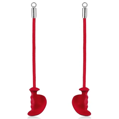 HXD-ERGO Einzelnes Trizepsseil, 2 Stück, ergonomisch, strapazierfähig, Trizepsseil, Kabelaufsätze für Zuhause, Fitnessstudio, Kabelmaschine, Pull-Down-Workout, Armkrafttraining