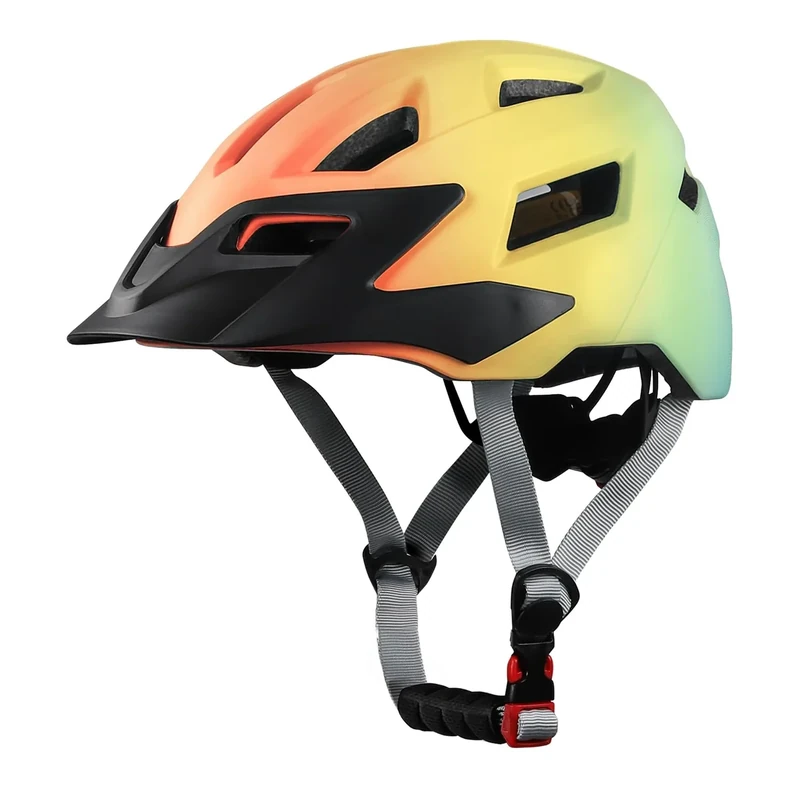 FUNWICT Kinder Fahrradhelm für Mädchen Jungen, Verstellbarer Kinderhelm Radhelm Skaterhelm Sporthelm für Skateboarden Radfahren Inlineskaten, 52-56 cm (MixYellow, S (52-56 cm))