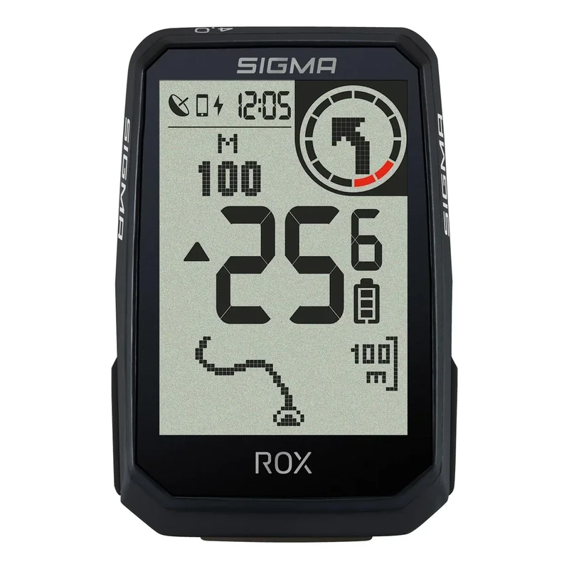 SIGMA ROX 4.0 Endurance Black | 41h Akkulaufzeit | 30 Funktionen wie Re-Routing & Höhenmessung | E-Bike Kompatibilität | ANT+&BLE |Werkzeuglose Montage&USB-C| kabelloser Fahrradcomputer