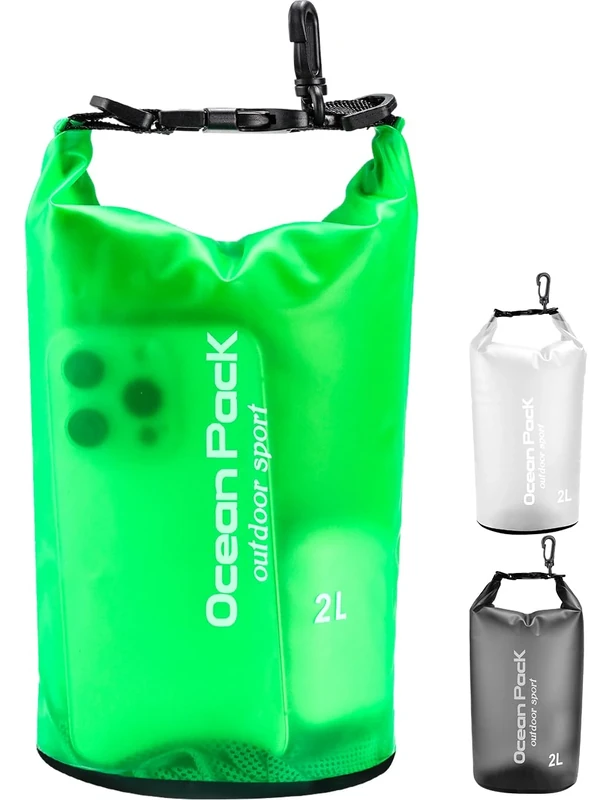 Henrycares Dry Bag wasserdichte Tasche, 20L 10L 5L 2L Wasserdichter Packsack mit Schultergurt, Schwimmen, Baden, Strand, Kanu, Stand Up Paddling, Tauchen