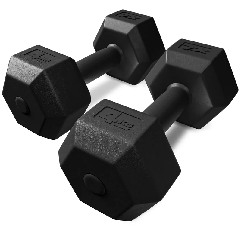 TREX SPORT Hanteln Set | Kurzhanteln 2er Set 2kg-20kg | Hanteln Frauen & Männer Set Dumbbell Set (2x4 kg)