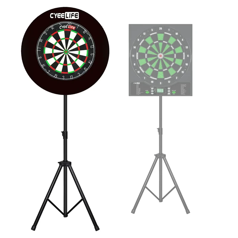 CyeeLife Professionelles Dartscheibe Ständer,Mobiler Dartständer für Klassische und Elektronische Dartboards