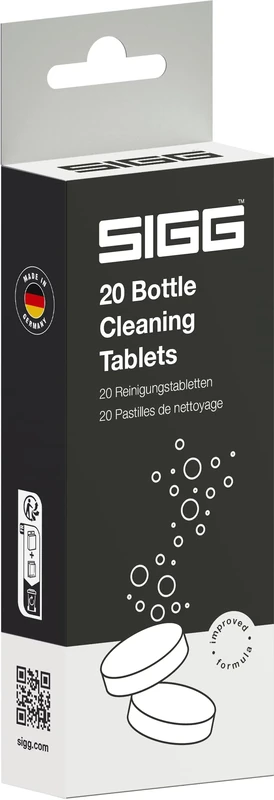 SIGG Reinigungstabletten für Trinkflasche - Bottle Clean Tablets - 20 Reinigungstabletten zur Handwäsche, für eine schnelle und einfache Flaschenreinigung
