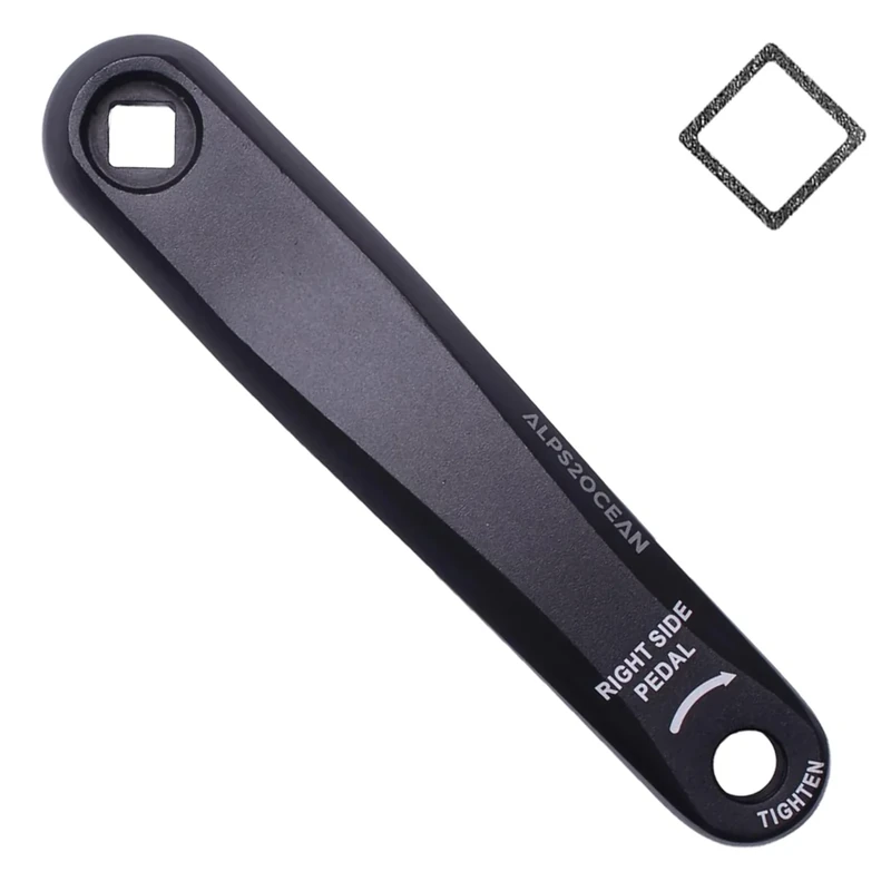 Alps2Ocean Universal-Fahrrad-Kurbelarme, 89 mm/102 mm/114 mm/127 mm/140 mm/152 mm/160 mm/165 mm/170 mm/175 mm, erhältlich in Diamantloch, Fahrrad-Kurbelarm für Citybike, Klapprad, MTB, E-Bike,