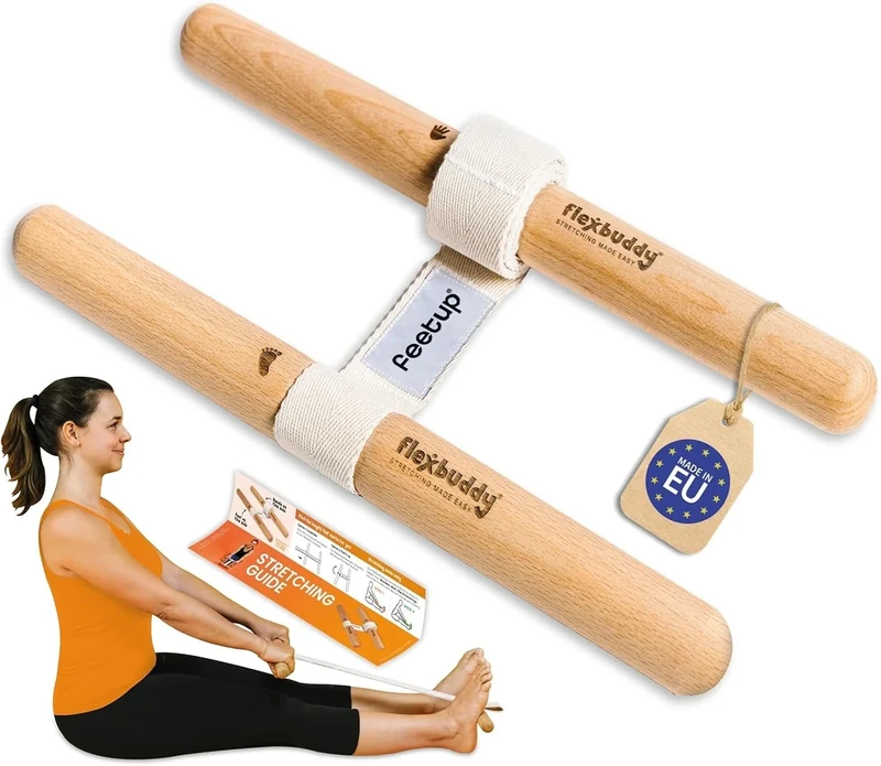 FlexBuddy® Dehngerät – 2-in-1 Flexibilitäts- & Rückentrainer | Mehr Beweglichkeit & Schmerzlinderung | Kompakte Dehhilfe für Zuhause, Büro & Fitnessstudio - Image 1