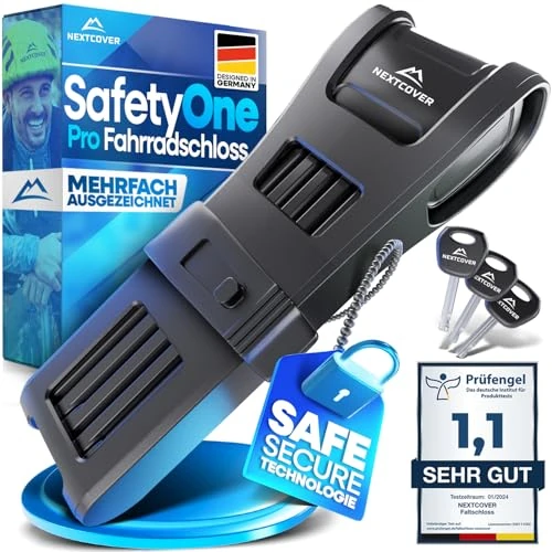 NEXTCOVER® NEU Faltschloss Fahrrad FoldPro 90cm - Das Original - mit SteelSecure-Technologie 3.0 I Robustes Fahrradschloss Faltschloss I Fahrradschloss hohe Sicherheit inkl. Halterung - Image 1