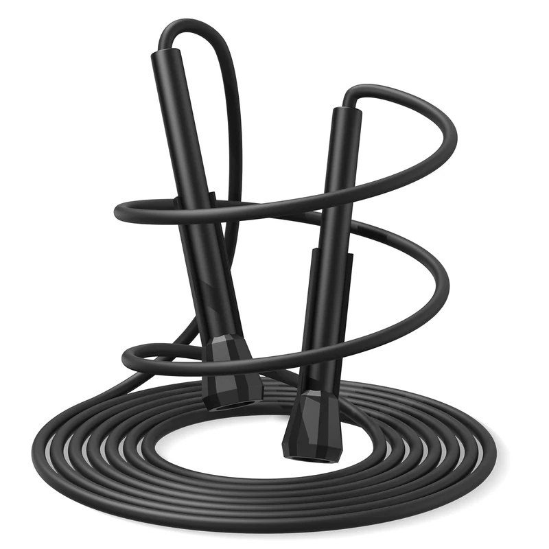 Flintronic Springseil Fitness, Verstellbare Springseil für Erwachsene Kinder, Speed Rope Mit Rutschfestem Griff, Leichtes Sprungseil für Workout & Ausdauertraining